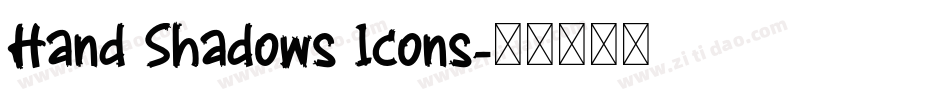 Hand Shadows Icons字体转换